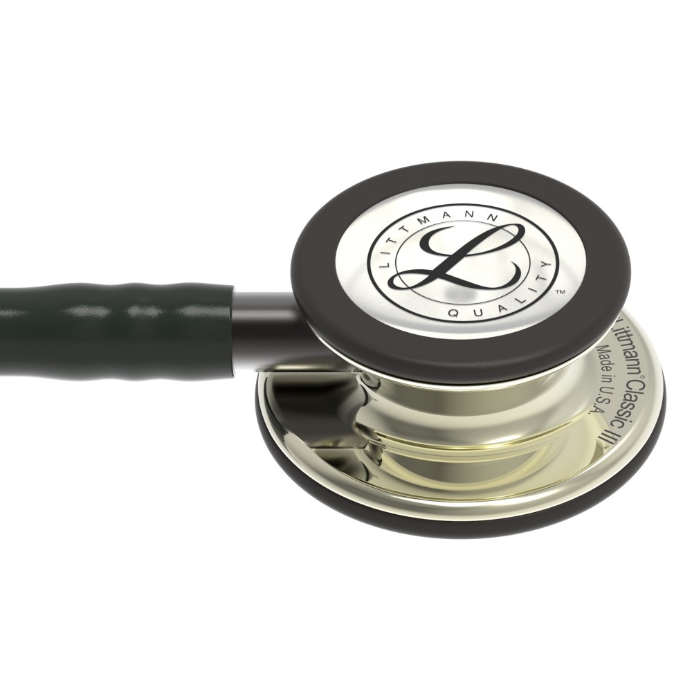 Stetoscop Littmann Classic III 5861 - Negru, capsula sampanie