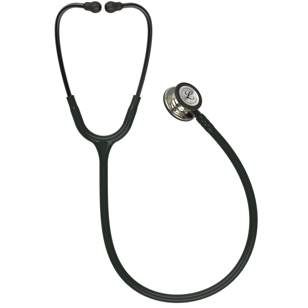 Stetoscop Littmann Classic III 5861 - Negru, capsula sampanie