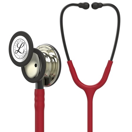 Stetoscop Littmann Classic III 5864 - Rosu Burgundia, capsula sampanie