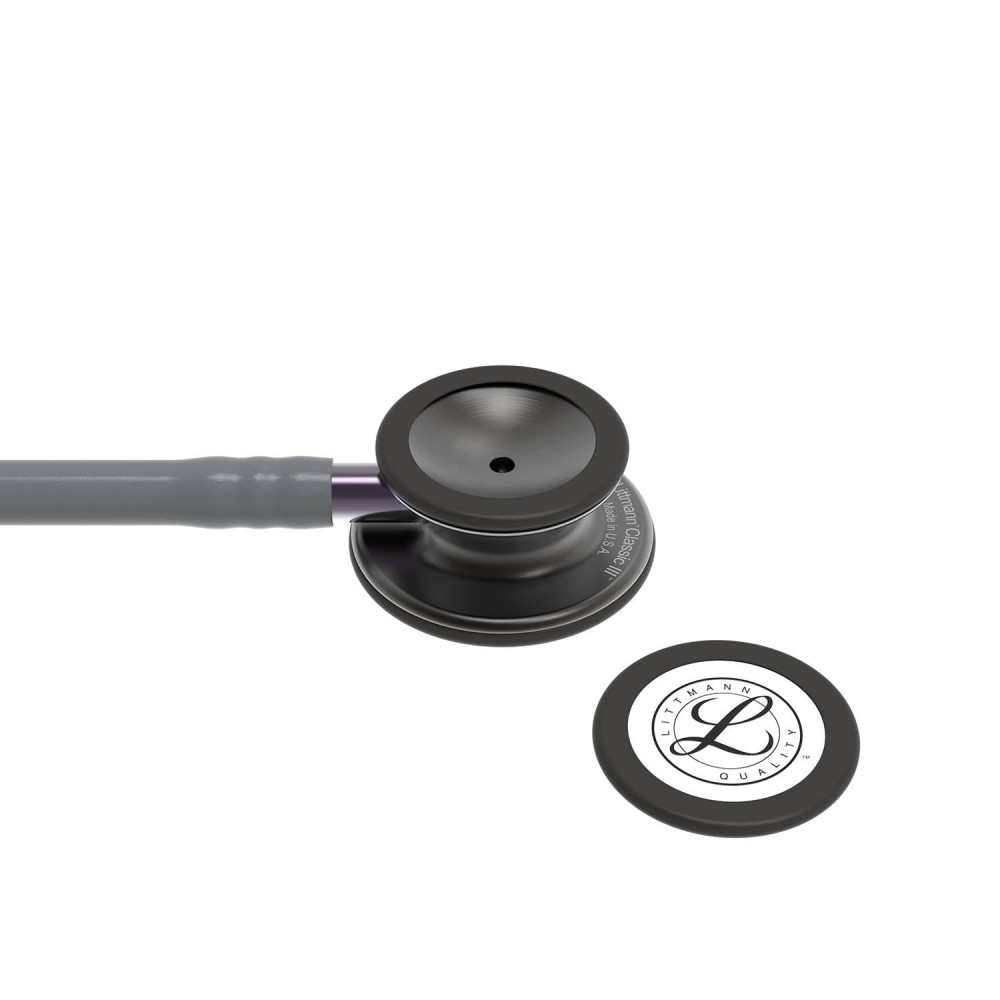 Stetoscop Littmann Classic III 5873 - Gri/Violet, capsula fumurie