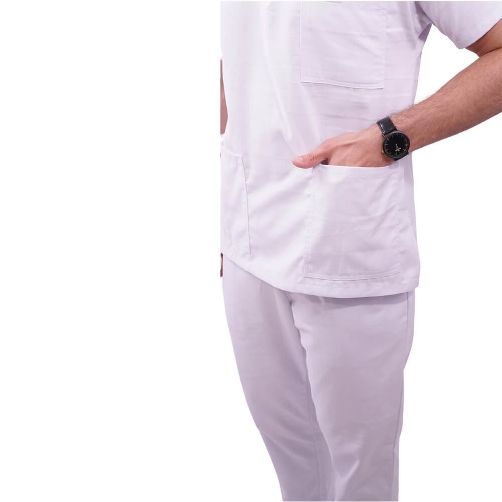 Costum medical Lotus 2, Basic 2, alb