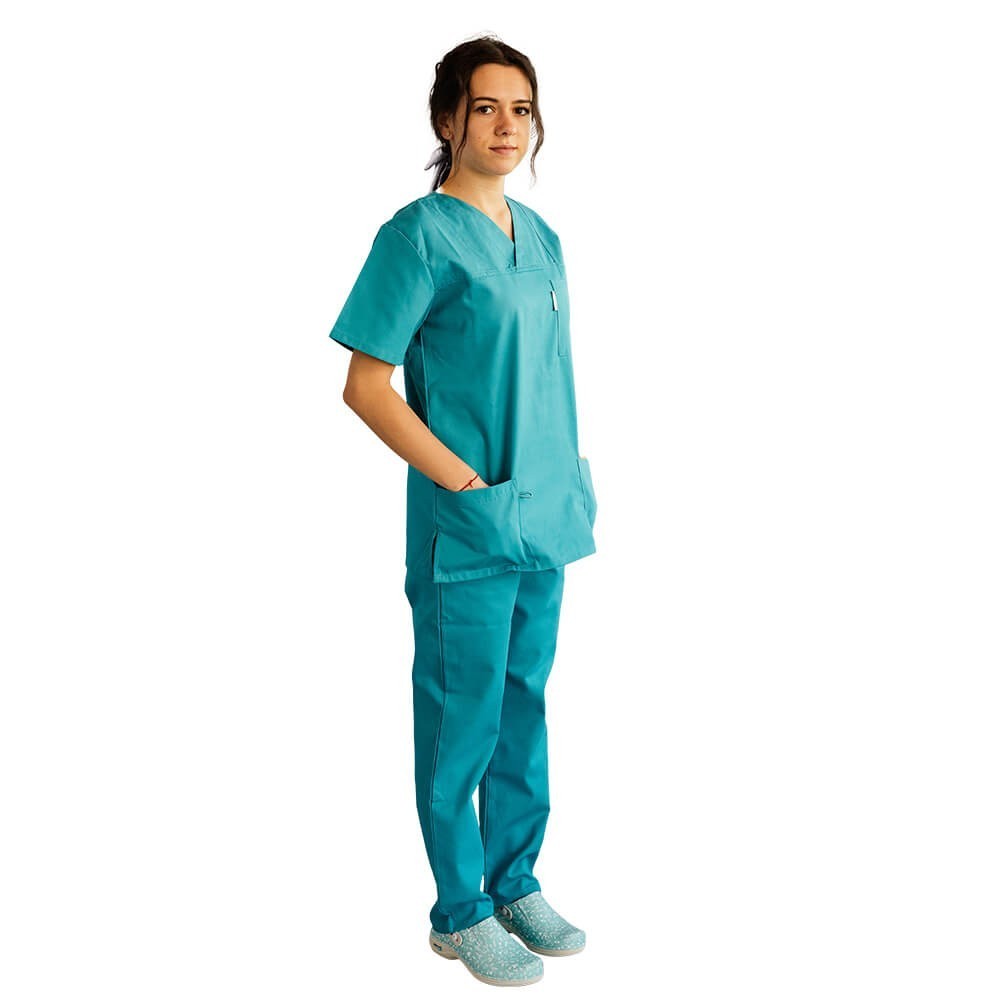 Costum medical Lotus 2, Basic 1, turcoaz
