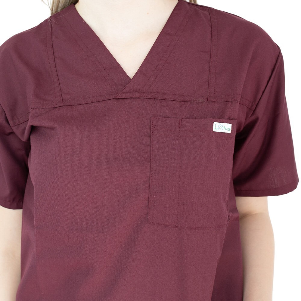Costum medical Lotus 4, Basic 1, unisex, visiniu