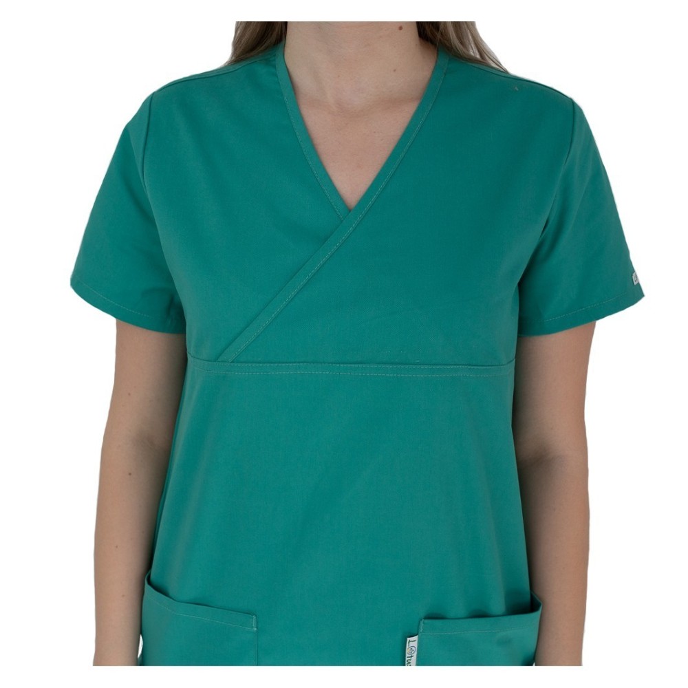 Costum medical femei, Lotus 2, 8073 verde chirurgical