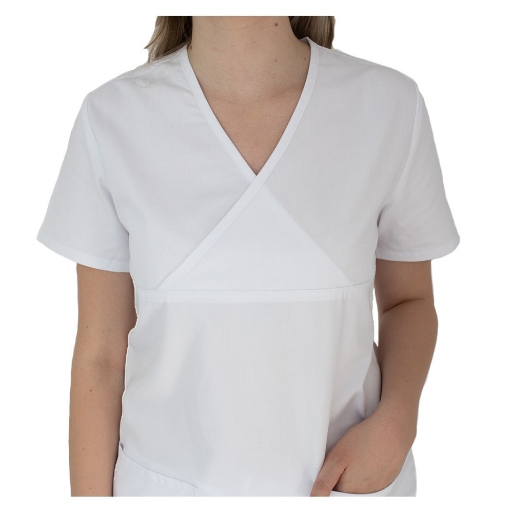 Costum medical femei, Lotus 2, 8073 alb