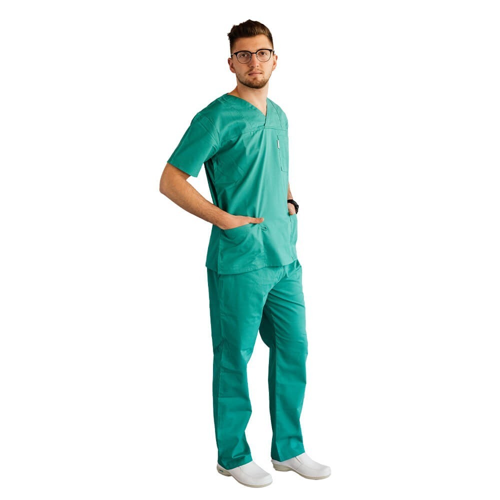 Costum medical Lotus 2, Basic 1, verde chirurgical Costum medical Lotus 2, Basic 1, verde chirurgical