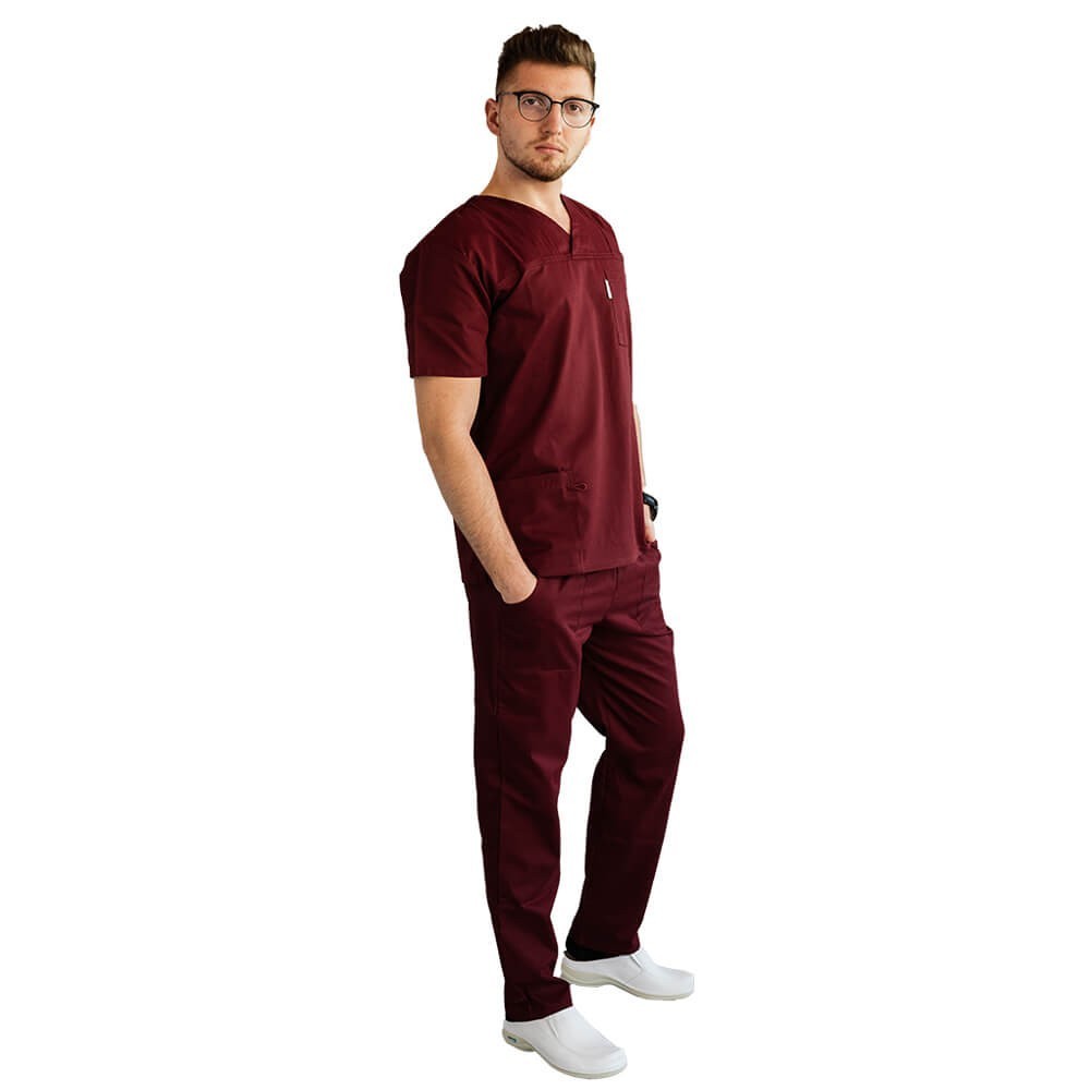 Costum medical Lotus 2, Basic 1, visiniu