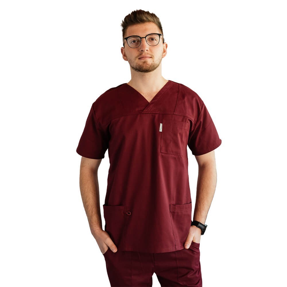 Costum medical Lotus 2, Basic 1, visiniu