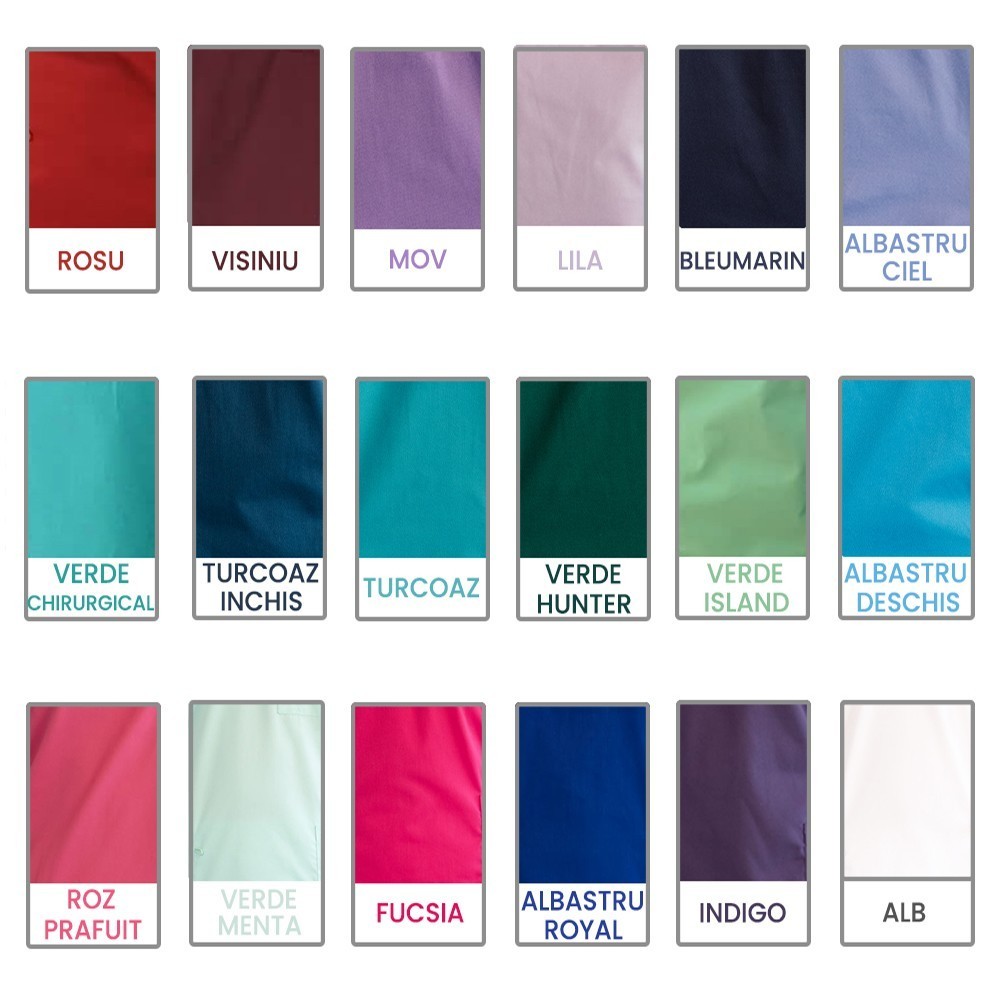 Costum medical Lotus 2, Basic 1, visiniu