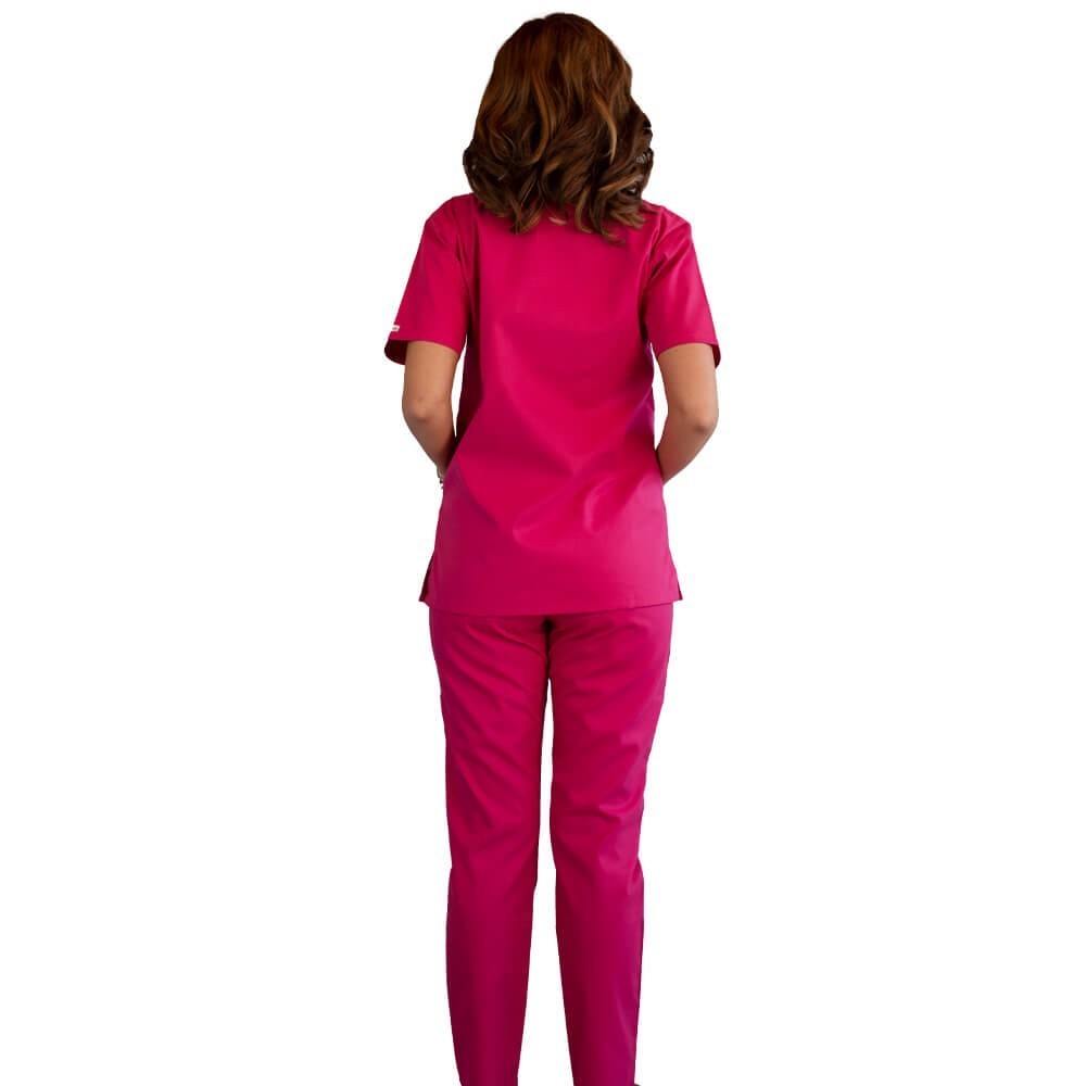 Costum medical Lotus 2, Basic 1, fucsia