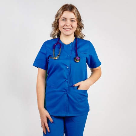 Bluza asimetrica cu capse Lotus 2