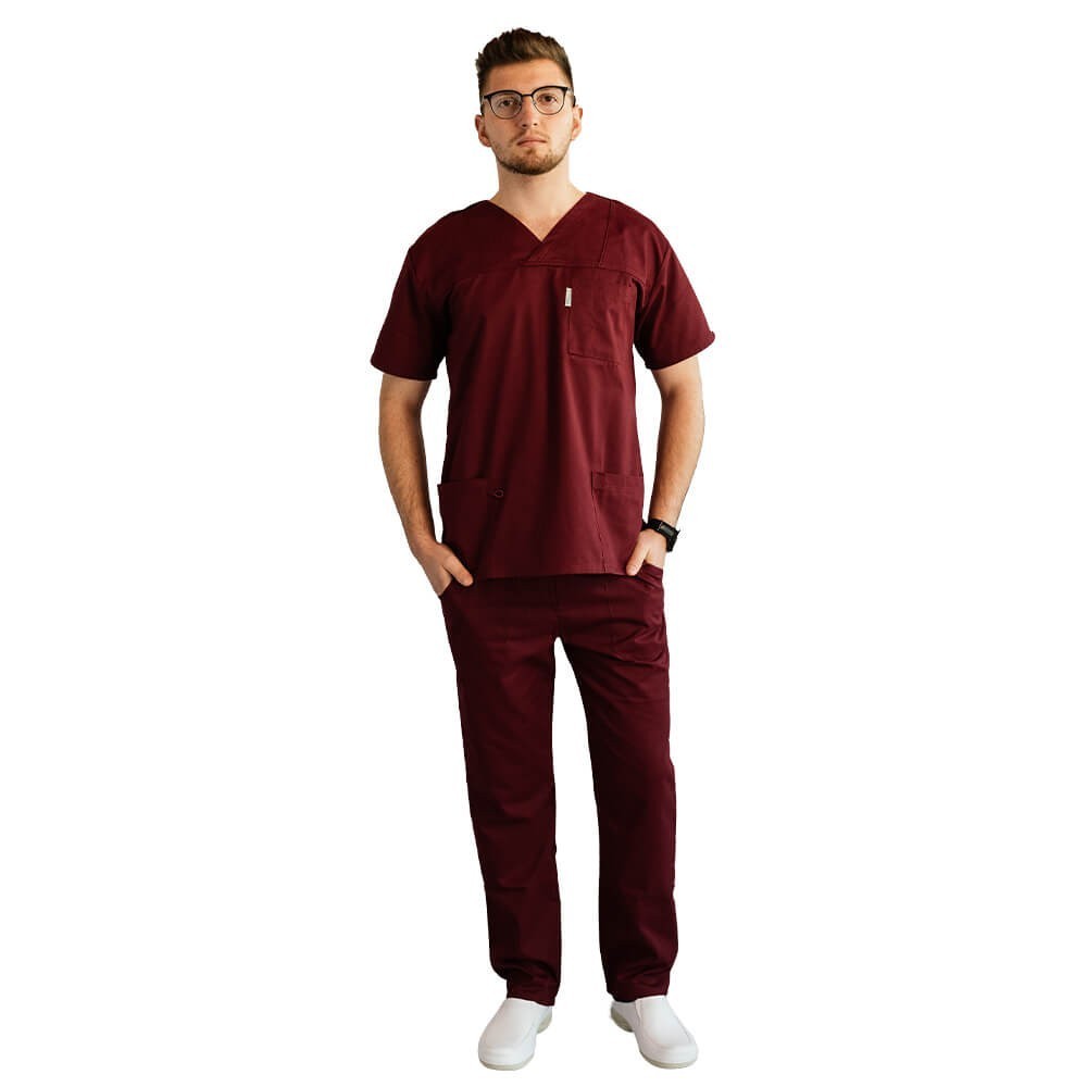 Costum medical Lotus 1, Basic 1, visiniu Costum medical Lotus 1, Basic 1, visiniu