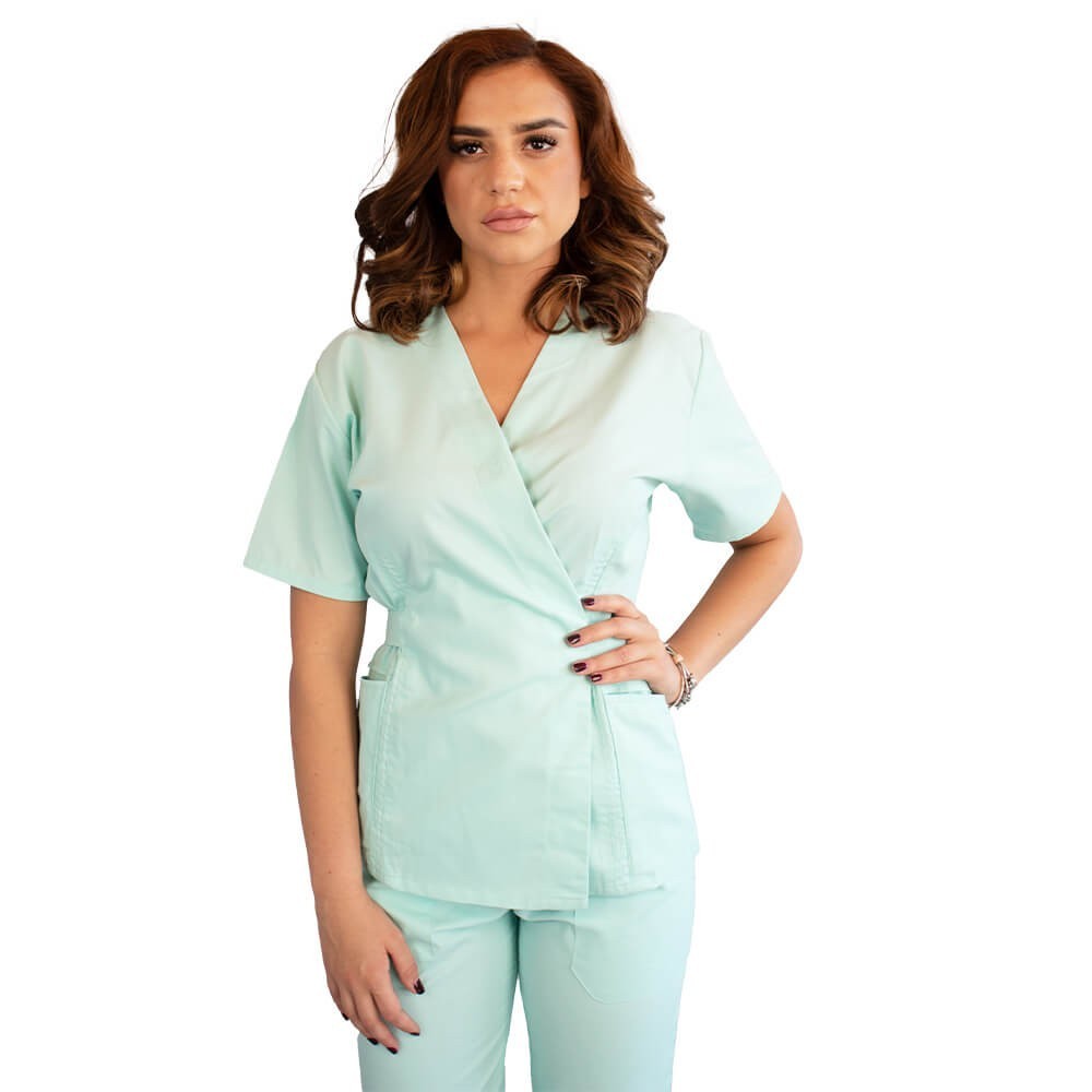 Bluza kimono cu maneca scurta